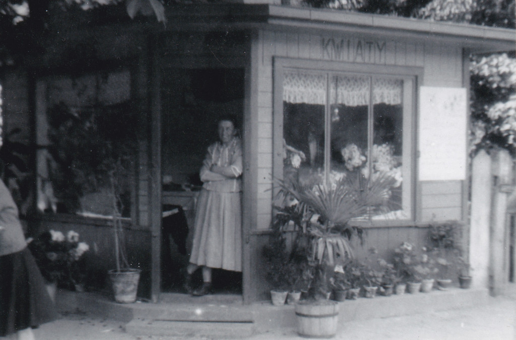 Leokadia, właścicielka pierwszej kwiaciarni w Milanówku