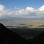 Widok na Ngorongoro.