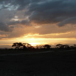 Kenijski zachód słońca.