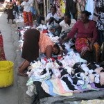Uliczny handel w Mombasie